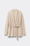 100% Cashmere belted cardigan