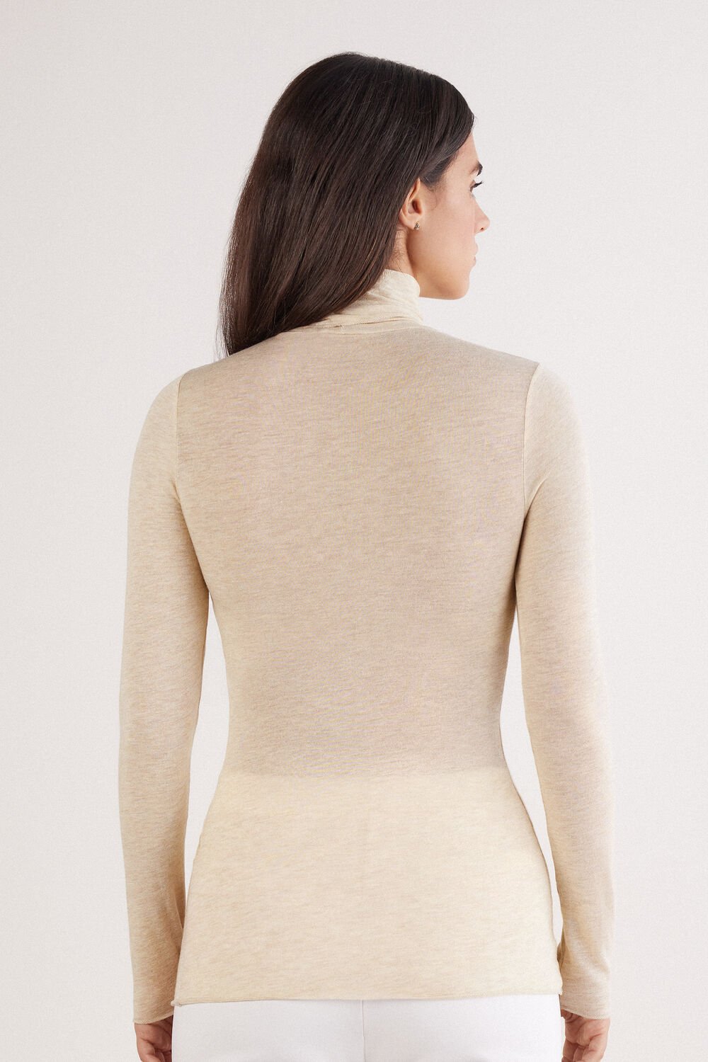 Turtleneck with ultralight cashmere