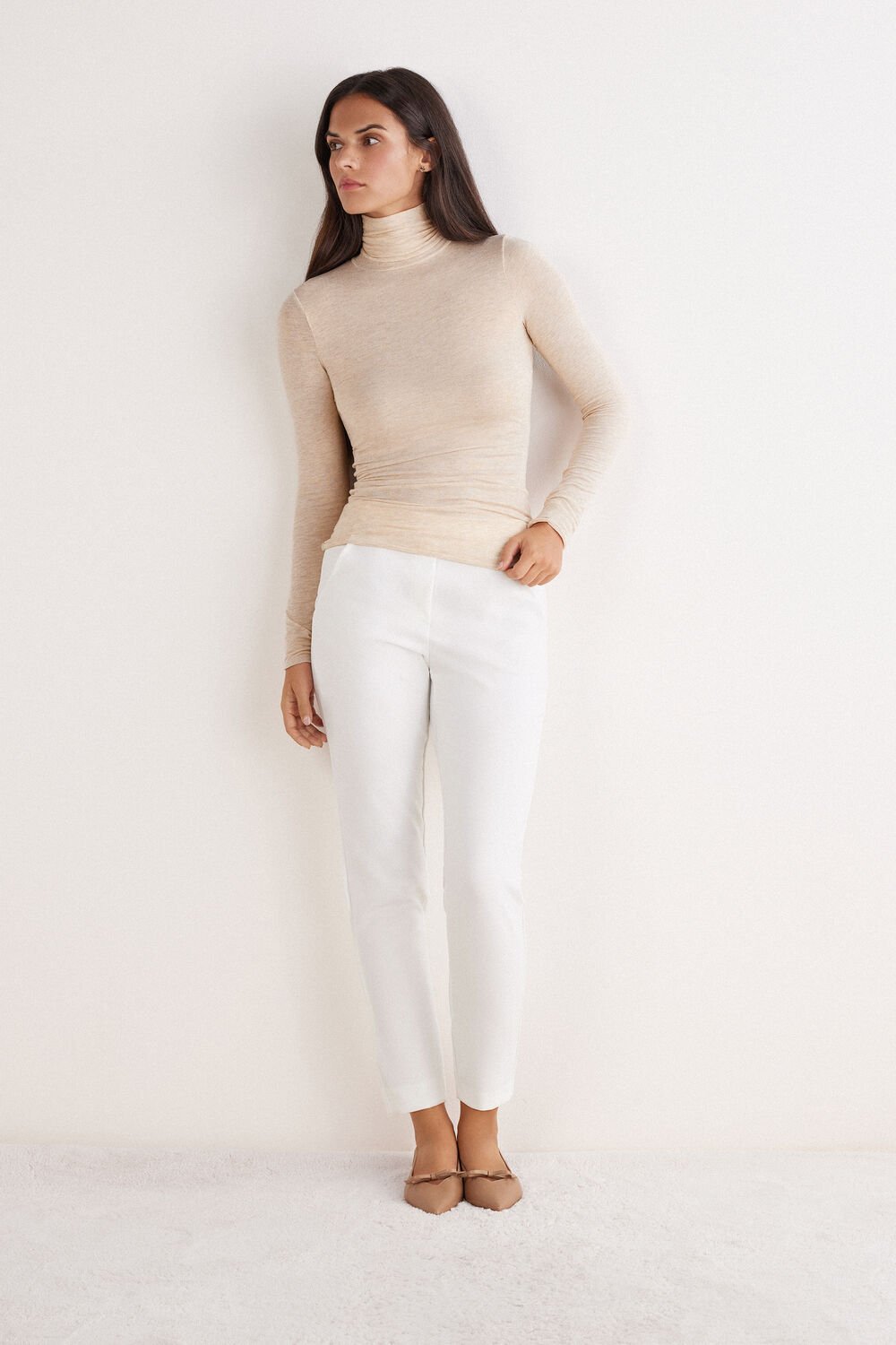 Turtleneck with ultralight cashmere