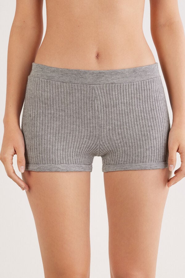 SOFT TRICOT mini shorts