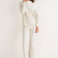 Long jacquard pajamas